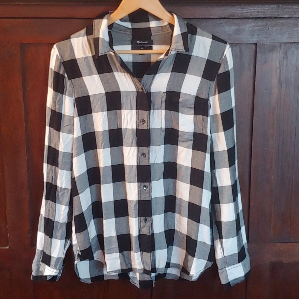 Madewell Buffalo Plaid Button Down